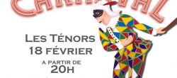 Affiche Soirée Carnaval Février 2016