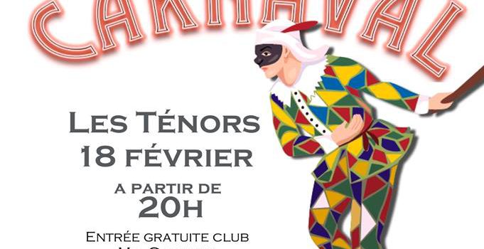 Affiche Soirée Carnaval Février 2016