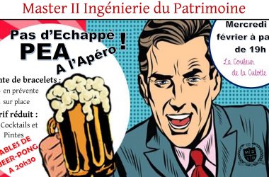 Soirée Du 7 Février 2018 : PEA Pas D’échappé à L’apéro