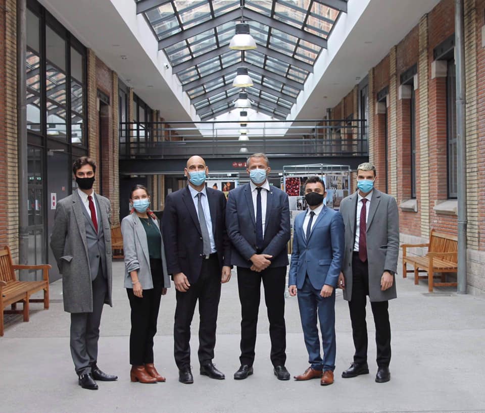 Promotion 2020-2021 photo des membres du Bureau