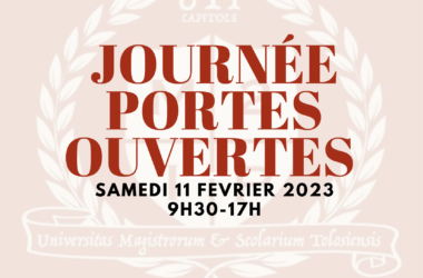 Journée Portes Ouvertes Samedi 11 Février 2023